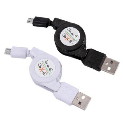 China Type-C Retractable Charging Multi Charging Cable Micro USB Port Connectors PVC Shell Connector Cell Phone USB Cord Adapter Multi Charger Cable for sale