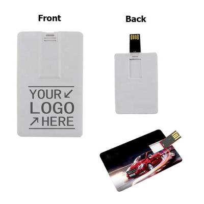 China PS 2GB USB Credit Card Flash Drive , Memory Stick Pen Drive With Logo Printing for sale