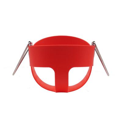 China 2021 New EVA Rubber Single Seat Modern Colorful Safe Plastic Swing Chair Heavy Duty Swing Set for sale