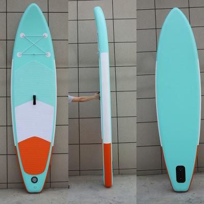 China Hot Selling Edition 320*84*15cm Unisex Increased Surf Skateboard Foldable Inflatable Water Sports Equipment New In 2021 for sale