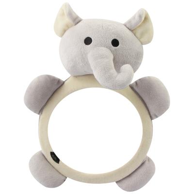 China Accessories 2021 Newborn Stuffed Plush Toy Mirror Baby Car Seat Rattle Baby Products Rearview Car Baby Products Infant Backseat Toy 0~12 Months for sale