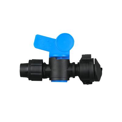 China Easily install irrigation pipe tie valve for PE pipe for sale