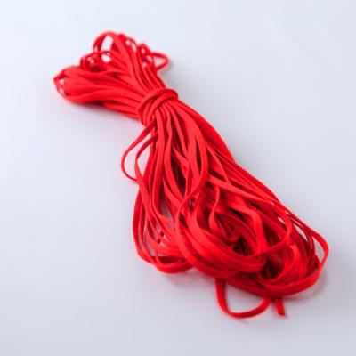 China Factory Wholesale Custom Color Elastic Flat Ear Loop Elastic for sale