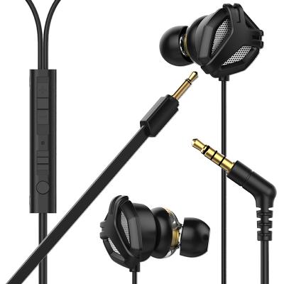 China 2021 Latest In-Ear Tech Triple Drivers In Ear Wired Earbud Headphone Earphone With Detachable Microphone for sale