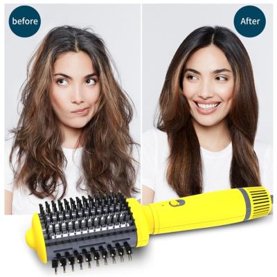 China Multifunctional Hot Air Hair Brushes Interchangeable One Stage Negative Ion Dryer Volume Styler Blow Curling Hot Air Brush One Stage and 8 in 1 for sale