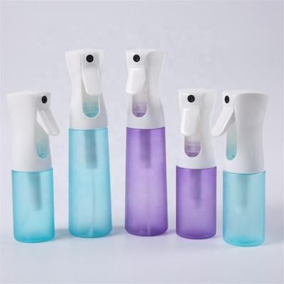 China Non Spill OEM ODM Factory 300ML 500ML Spray Fine Mist Spray Bottle Water Trigger Bottle Reusable Continuous Mist Spray Bottle Plastic for sale