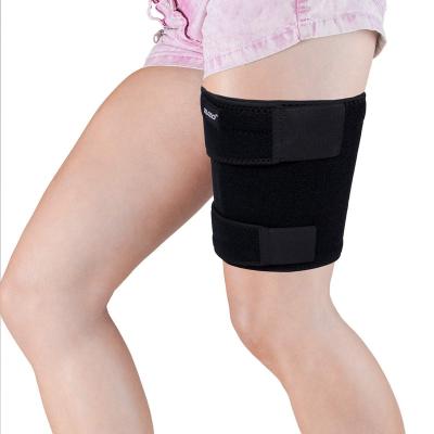 China Adjustable Breathable Thigh Brace-Tendon Compression Elasticity Quadruple-Adjustable Strap for sale