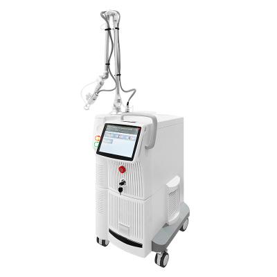 China CV8 Newest Glass Tube Rf Tube Vertical Co2 Laser Fractional Machine Co2 Laser Beauty Equipment For Salon for sale