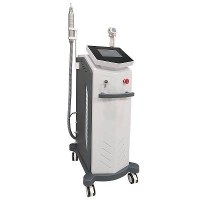 China DPL black doll 2 in 1 808 laser hair removal machine price Permanent painless 755/808/1064Nm diode laser tattoo removal machine for sale