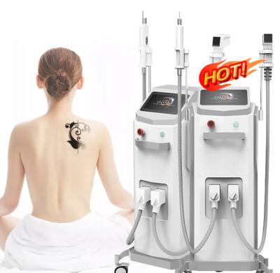 China DPL 2 en 1Multifuncional nd yag ceja extracción de tatuajes láser de picosegundos 808 máquina de depilación láser pecas pigmentación en venta