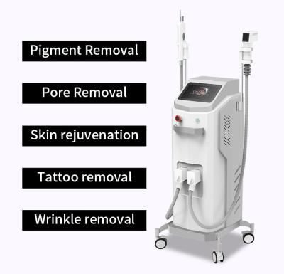 China DPL Professional Standing Hair Removal Picolaser Carbon Peeling Nd Yag Laser Pigment Pico Laser Tattoo Removal Machine for sale