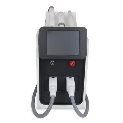 China Nieuwste 3 in 1 Yag Laser Tattoo Removal Acne Removal Machine Rf Face Lifting Laser Hair Removal E-Light apparatuur Te koop