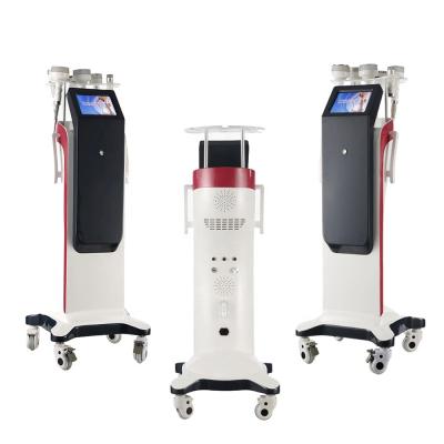 China New Arrival 6 In 1 40K Ultrasonic Cavitation Vacuum Radio Frequency Laser Massager Slimming Machine for home use for sale