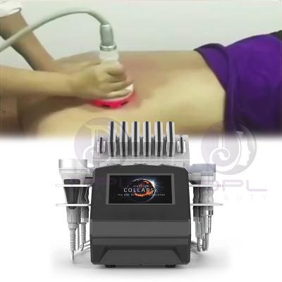 China 6 in 1 Ultrasound Lipocavitation Rf Fat Burning Machine Cavitation Machine 80k Ultrasound Cavitation Ems Body Slimming Massager for sale