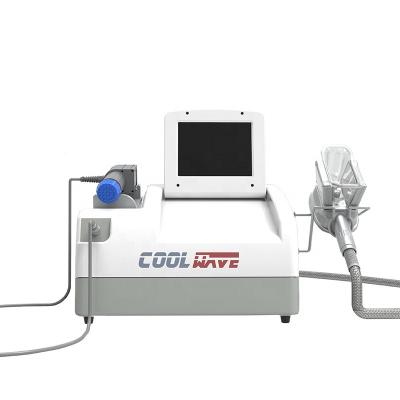 Chine DC60-2 Physiothérapie 2 en 1 Cryolipolyse machine d'amincissement 450VA ondes de choc indolore à vendre