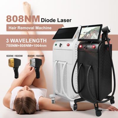 Chine Machine de dépilation laser à diode indolore 808nm 3 longueurs d'onde Laser machine de beauté Chine usine à vendre