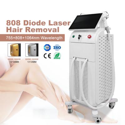 China Fabricante de máquinas de belleza para la depilación con láser de diodo permanente vertical de 808 nm en venta