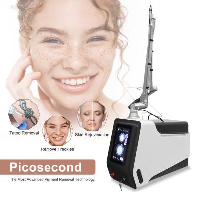 China OEM Picosecond 1064 Nm 755nm 532nm Pico Q Switched Nd Yag Laser Pico Laser Máquina de remoção de tatuagens preço Picosecond Laser à venda