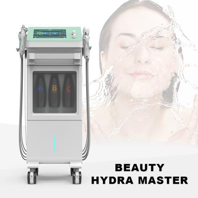 China 9 In1 Aqua Peel Up Oxygen Hydra Deep Cleaning Facial Machine Hydra Microdermabrasion Machine for sale