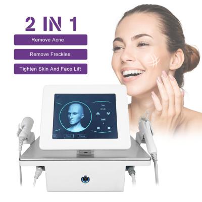 China 2 in 1 Gezicht Fractionele micro-naaldmachine Koude hamer Anti acne Krimp poriën Gezichtsverzorging Stretchmarks Te koop