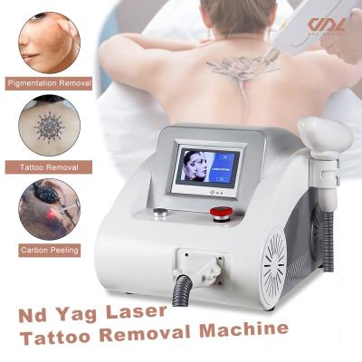 China Máquina láser portátil de eliminación de tatuajes de cejas con peeling de carbono. en venta