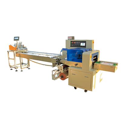 China Down-walking paper horizontal packaging machine arrangement feeding packaging auxiliary firmware bag packaging for sale