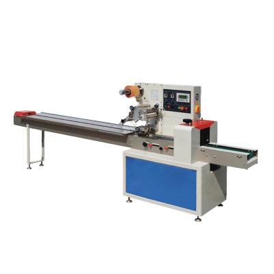 China Multi-function down-walking paper belt pillow packing machine for all kinds of regular object packaging castors screw for sale