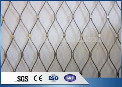 China Factory AISI 316 X-Tend Stainless Steel Cable Wire Mesh For Exhibition Protection for sale