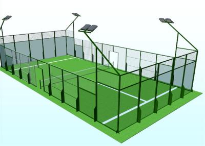 China Factory Customized 10*20M Full Panoramic Padel Court for sale