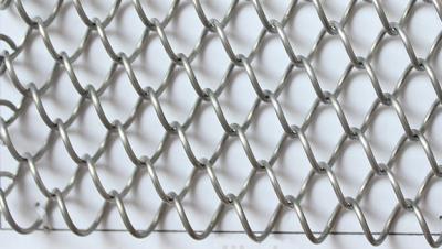 China Metal Coil Drapery Wire Mesh Fabric For Architectural Decoration for sale