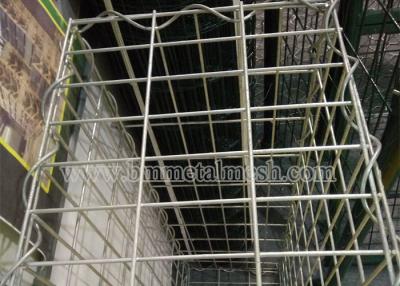 China Galvanized gabion basket for stone cage application for retaining wall for sale