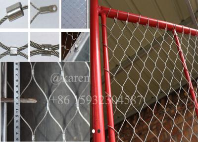 China 2.0Mm Rope Wire Stainless Steel Rope Net Widely Used In Europe Market for sale