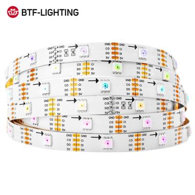 China SK9822 led strip ip30 ip65 ip67 silicon color changing accessible RGB dream color led strip sk9822 for sale