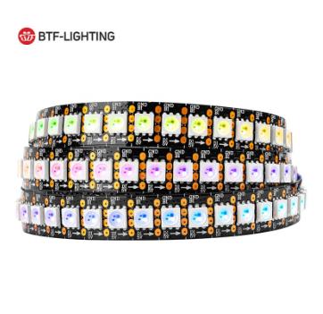 China WS2813 Led Strip WS2813 Programmale 4Pin Full Color Dual-signal Wire 5V Digital RGB LED Addressable Strip for sale