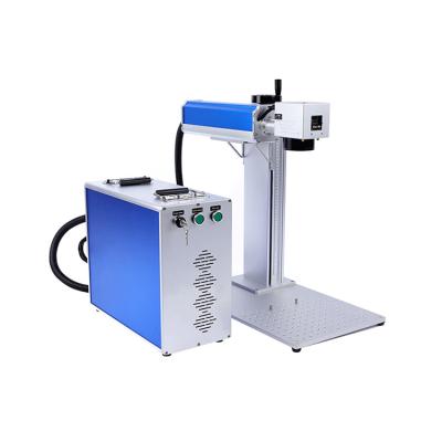 China Manufacturer Price Fiber Laser Air Cooled Engraving Marking Coding Machine For Small Size Desktop Separate 20w 30w 50w Metal for sale