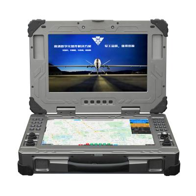 China - D4 RC GCS Portable Terrain Control Low Station for Drone UAV Dual Touch Screen for sale