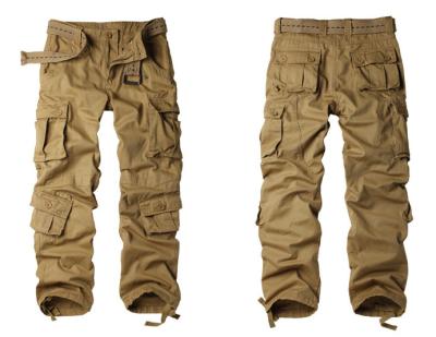 China Breathable Fashion Washed Cotton Plus Size Work Camouflage Tactical Pants Loose Casual Cargo Pants For Men for sale