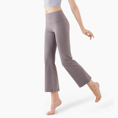 China 2021 Hot Selling Breathable Bell-Based Fashionable Yoga Pants High Waist Pants New Yoga Leggings For Women for sale