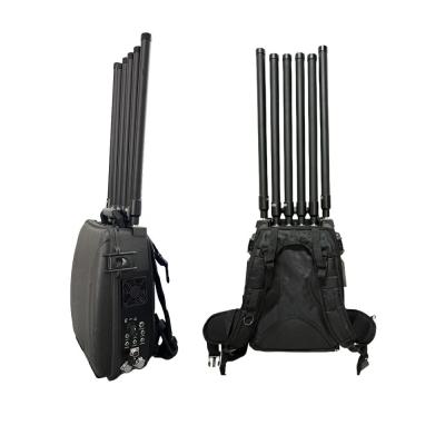 China 50W 70W Rucksack-Drohne-Jammer 400MHz 800MHz 1.2G 2.4G 5.2G 5.8G Anti FPV zu verkaufen