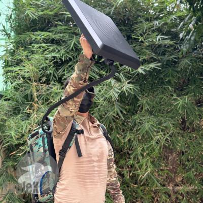 China Aluminum Shell Backpack Drone Jammer Anti Drone UAV Jammer FPV Jamming Device for sale