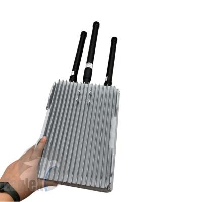 China 30W-50W FPV Drone Jammer 900MHz 2.4GHz 5.8GHz Frequency Jammer For Drones for sale