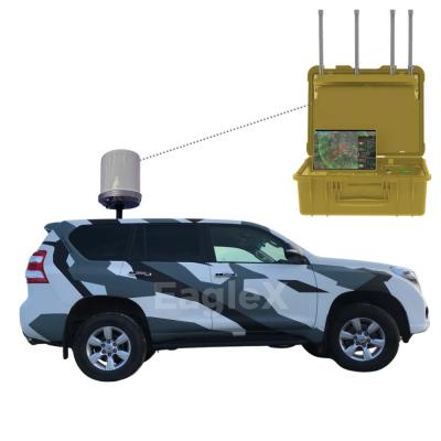 China Toyota Prado Modified Vehicle Drone Detection And Jamming 360 Full Airspace for sale