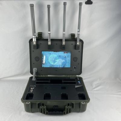 China 5KM~10KM 360° Espacio aéreo completo IP66 Nivel de protección 900M 1.4G 2.4G 5.2G 5.8GHz 10 horas de operación Detección por detector de drones en venta