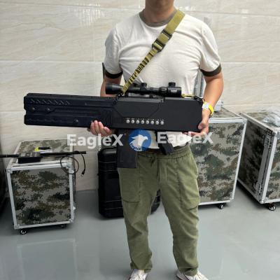 China Potente 8-Frequência 2000M Anti FPV Drone Gun portátil Drone Jammer 433MHz -5.8G à venda