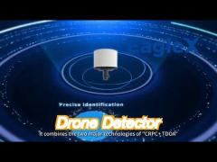 lz998 fixed drone detector passive detection full frequency 30mhz-6ghz precise identification ip66 l