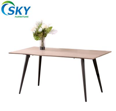 China SKY's The-Best Selling Extendable With Wood Effect Paper Dining Tables for sale