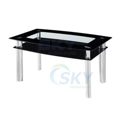 China SKY Adjustable Tempered Glass (Height) Crystal Dining Table in Kerala Cheap Japanese Dining Table Rotator for sale