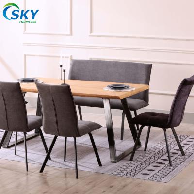 China SKY (Size) Modern 8 Adjustable Luxury Dining Set Dining Table Set For Living Room for sale