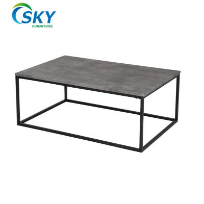 China (Height)Adjustable Sky Leisure MDF Top Coffee Table With Metal Frame Lounge for sale