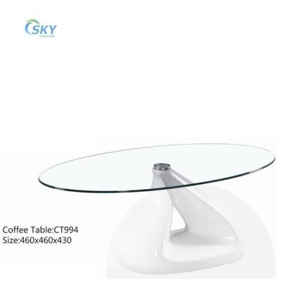 China (Size) Bazhou factory direct sales adjustable glass top coffee table metal base for sale